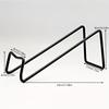 4pcs Elegant Black Iron Wine Bottle Holders Space-Saving Tabletop Wine Rack for Kitchen & Dining Decor Home Kitchen Organizer