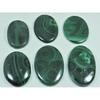 355Cts. Green Malachite Oval Cabochon Loose Natural Gemstone 06 Pcs Lot C-3082