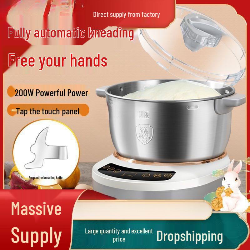 Intelligent Fully Automatic Dough Mixer: Compact Household Kneader with Constant Temperature Fermentation