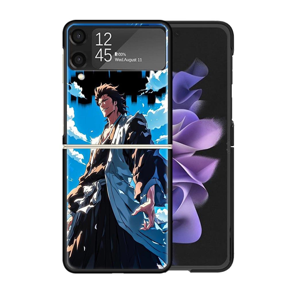 Aizen Sousuke Bleach Cases For Samsung Galaxy Z Flip 4 5 6 7 3 Z Flip7 Flip6 Flip4 Flip5 Flip3 5G Hard Shockproof Fundas Cover G