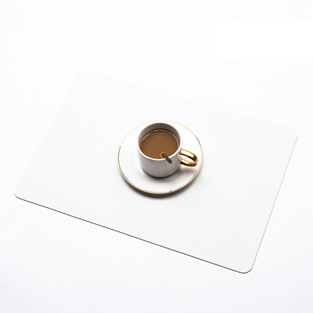 PU Leather Placemat Multipurpose Non-Slip Heat Resistant Table Mat For Home