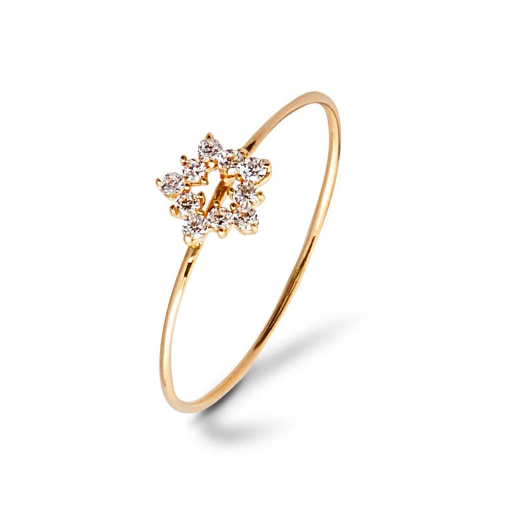 14K Talisman Star Ring Gold Ring