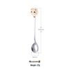 ZISHI Cartoon Cat Stainless Steel Spoon Set