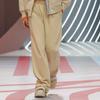 Li Ning Casual Loose Mid Waist Straight Leg Knitted Sports Pants Unisex Pants Milk-Brown AKLTC53-2