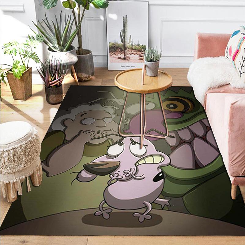 Timid Cartoon Puppy Rug Floor Mat for Living Room or Bedroom Soft and Comfortable Carpet a Gift for Birthday and Holiday.ZFF0913238