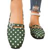 Women's Satin Vintage Mary Jane Shoes with Square Buckle Strap Flat Comfortable Slip-On Casual Footwear