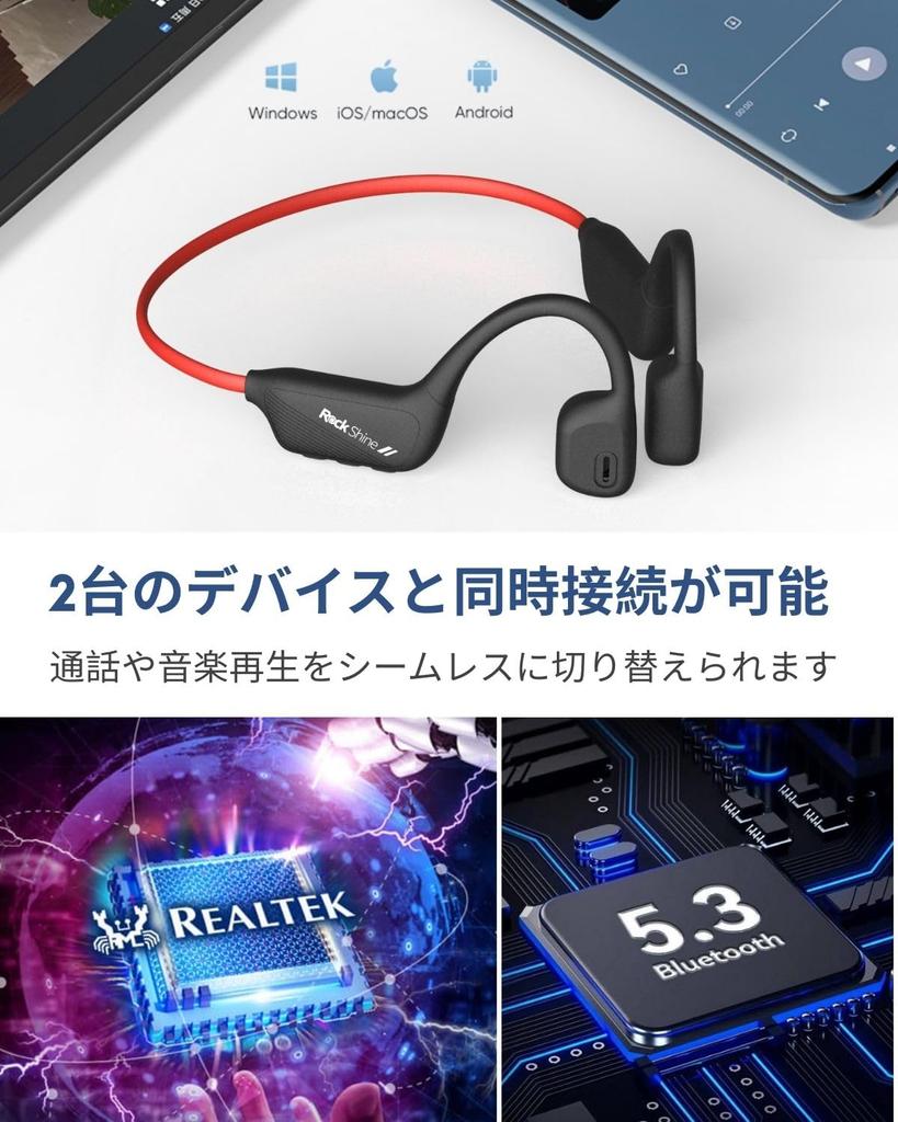 Introducing the New ROCKSHINE R1 Bluetooth Air Conduction Sports Earphones with Perfect for Those Who Like Bone Conduction Allowing You To Hear Your