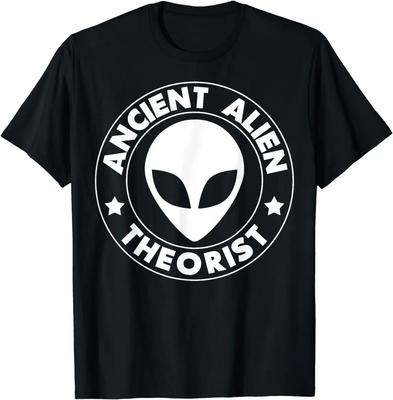 Funny Self Mocking Tee Ancient Alien Theorist TShirt Graphic Personalized Custom Printed Women Men Summer T Shirts Harajuku