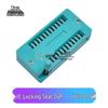 Adjustable IC Test Socket for Single-Chip Microcontroller - Compatible with 14/16/18/20/24/28/40P Wide & Narrow Body