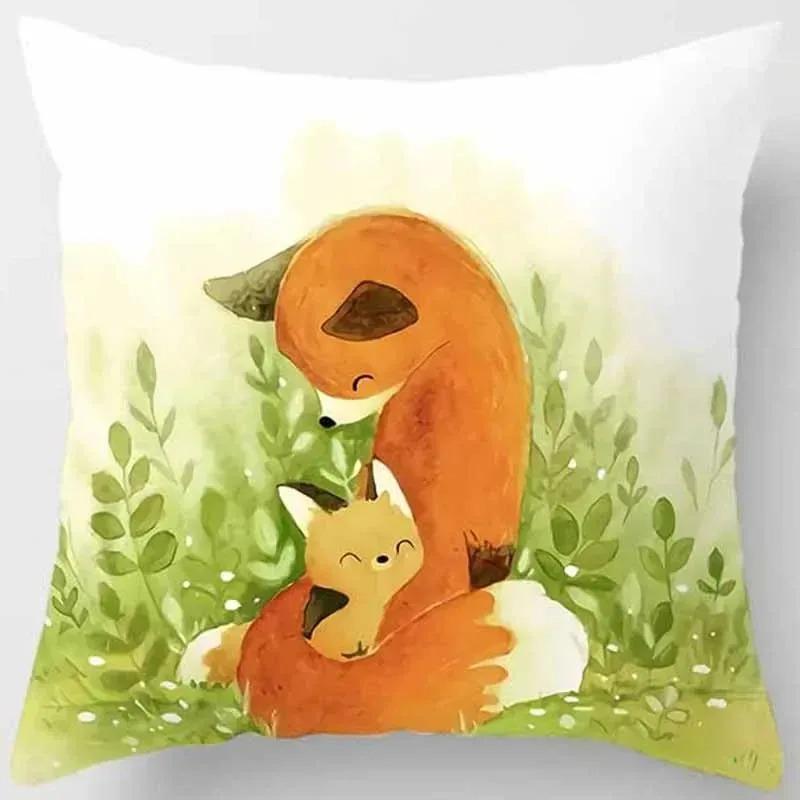 Fairy Tale World Cartoon Pillowcase Car Ornaments Office Living Room Sofa Home Pillowcase