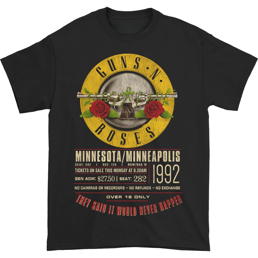 Guns N Roses Vintage Summer Unisexs TShirt Unisex ONeck 100 Cotton Short Sleeve Y2k Oversized Fashion Popular Tee Fans Gifts