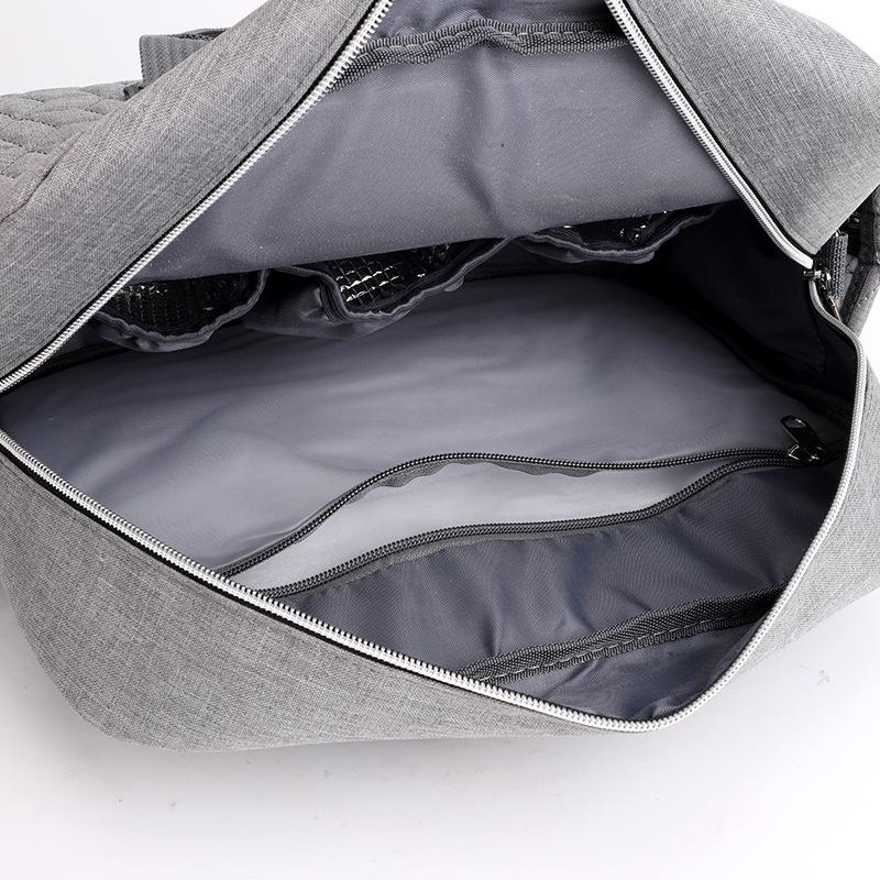 Stylish Diaper Backpack: Fashionable, Large-Capacity Maternity Bag with Changing Pad, Single Shoulder/Crossbody Design