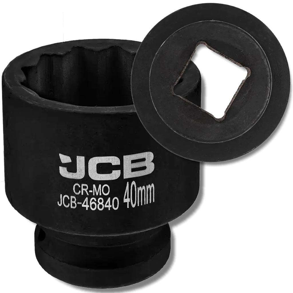 JCB Impact Socket 3/4" 40mm 12-point Cr-Mo Socket Wrench