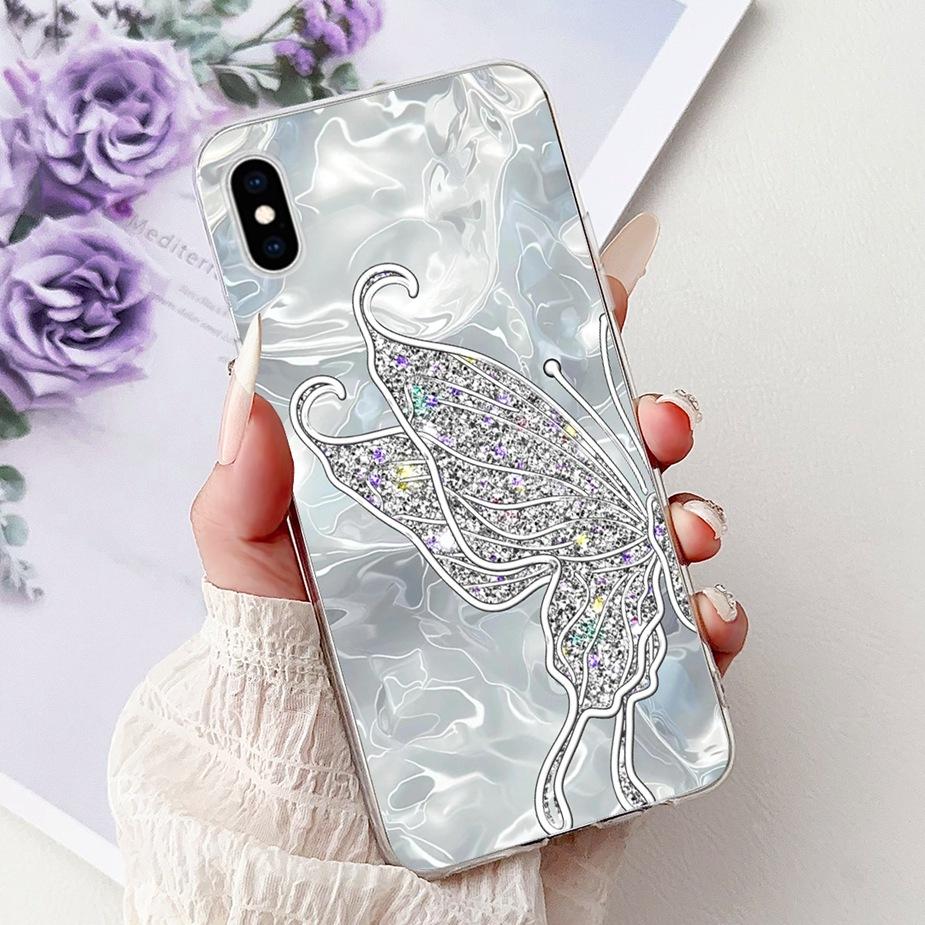For Apple iPhone X XR XS Max Case New Luxury Painted Cover Soft Slim Phone case For iPhone XS Max iPhoneX iPhoneXR Fundas Bumper