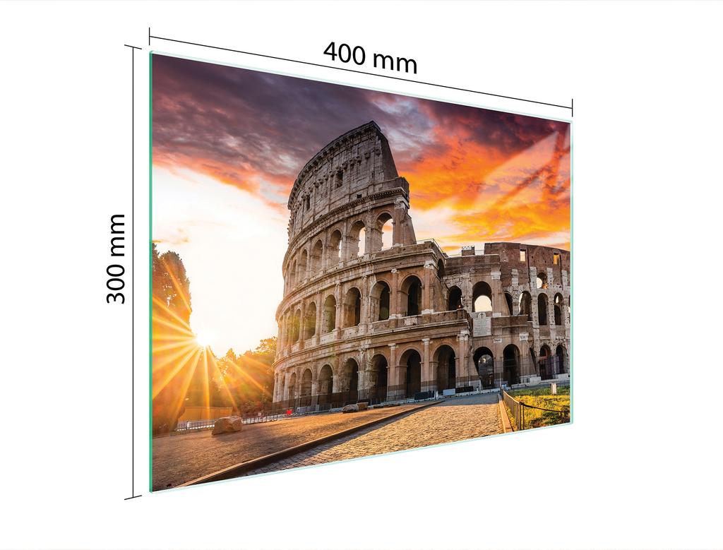 SZKLANA DESKA DO KROJENIA 40x30 KOLOSEUM