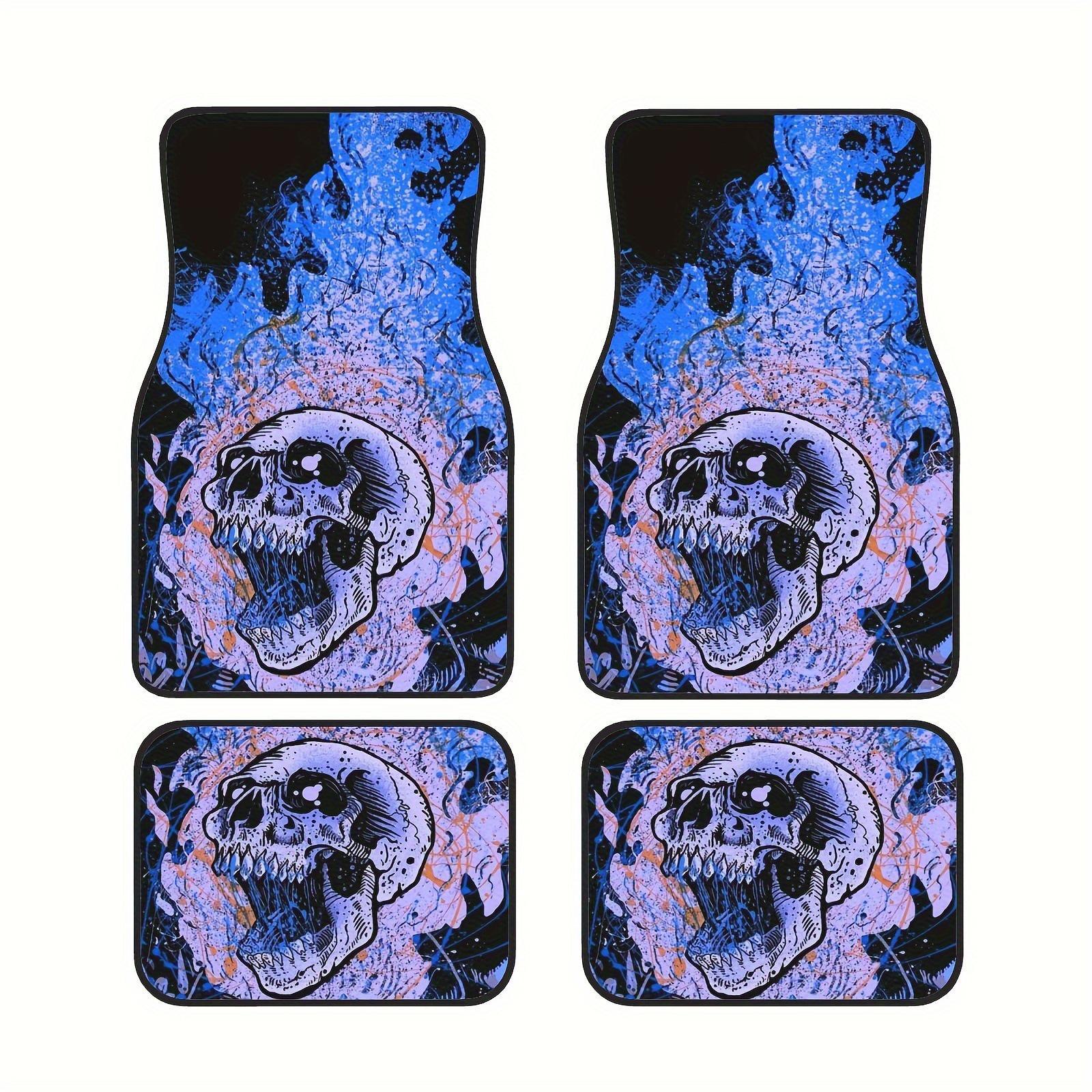 

Автомобильные коврики на тему американского Хэллоуина: Декоративный коврик Crystal Velvet, легко чистится 35*45 + 48*68 cm, Set of 4