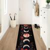 1Pcs Anti Fatigue Kitchen Rugs Bohemian Moon Phase Floral Print Waterproof Non Slip Thick Cushioned Mat