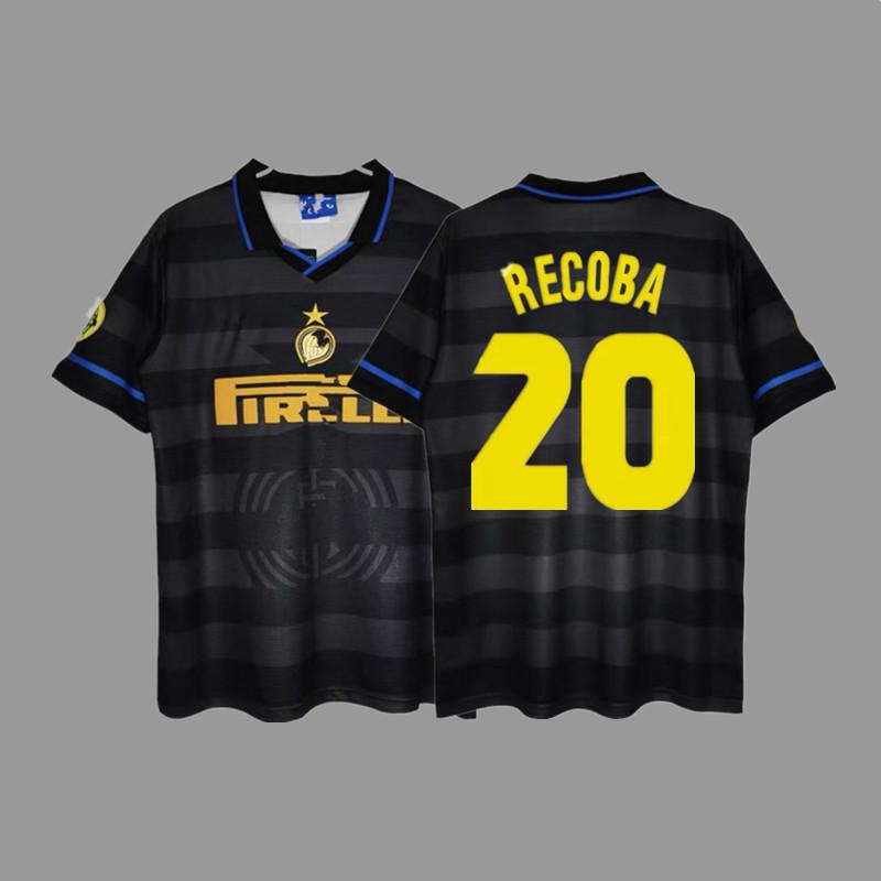 Inter Retro Jersey Football Jersey Classic Baggio Ronaldo Zanetti Figo Adriano Jersey