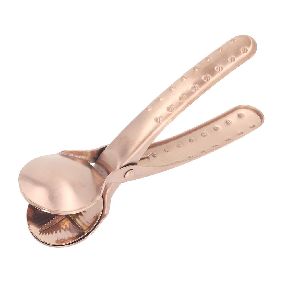 Stainless Steel Chestnut Cutter Tool Rose Gold Cross Shaped Comfortable Grip Easy Operation