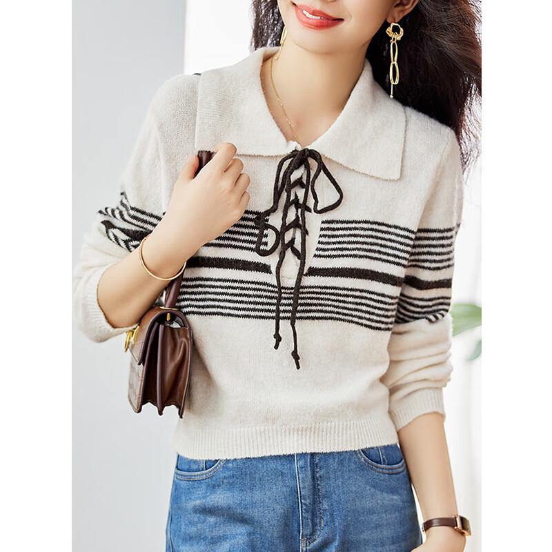 

Firstview Women s Elegant Long-Sleeve Commuter Sweater One Size