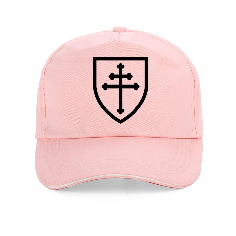 Classic Lorraine Cross Signet Men Hat Orthodox Cross Printing Baseball Cap Male Punk Style Adjustable Snapback Hats Gorra