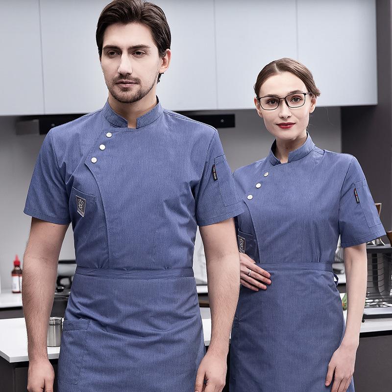 Veste De Chef Personnalisable Homme/femme - Uniforme De Cuisine Professionnel Avec Impression Logo Et Texte