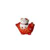 Wooden Maneki Neko Lucky Fish Ornament With Handcrafted Design For Office Decor And Giftgiving