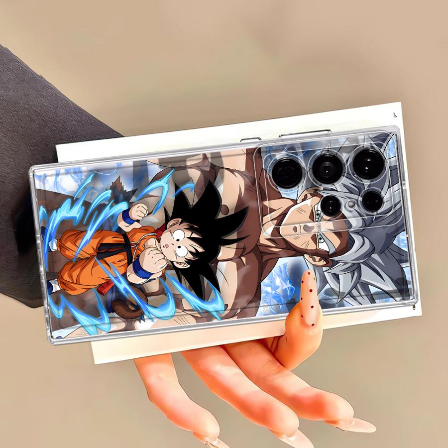Phone Cover Case for Samsung Galaxy S25 Edge S26 S23 Ultra Note 20 Ultra 10 S20 Plus S21 S24 S22 FE Dragon Ball Cool Super