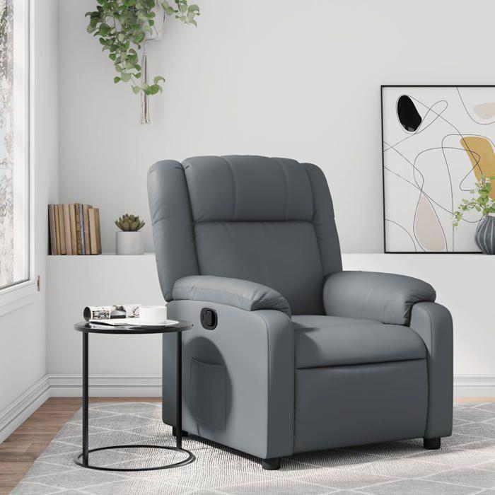 VidaXL Recliner Armchair, Chair with Footrest, Seat with Backrest and Armrests, Living Room Furniture, Modern, 373525
