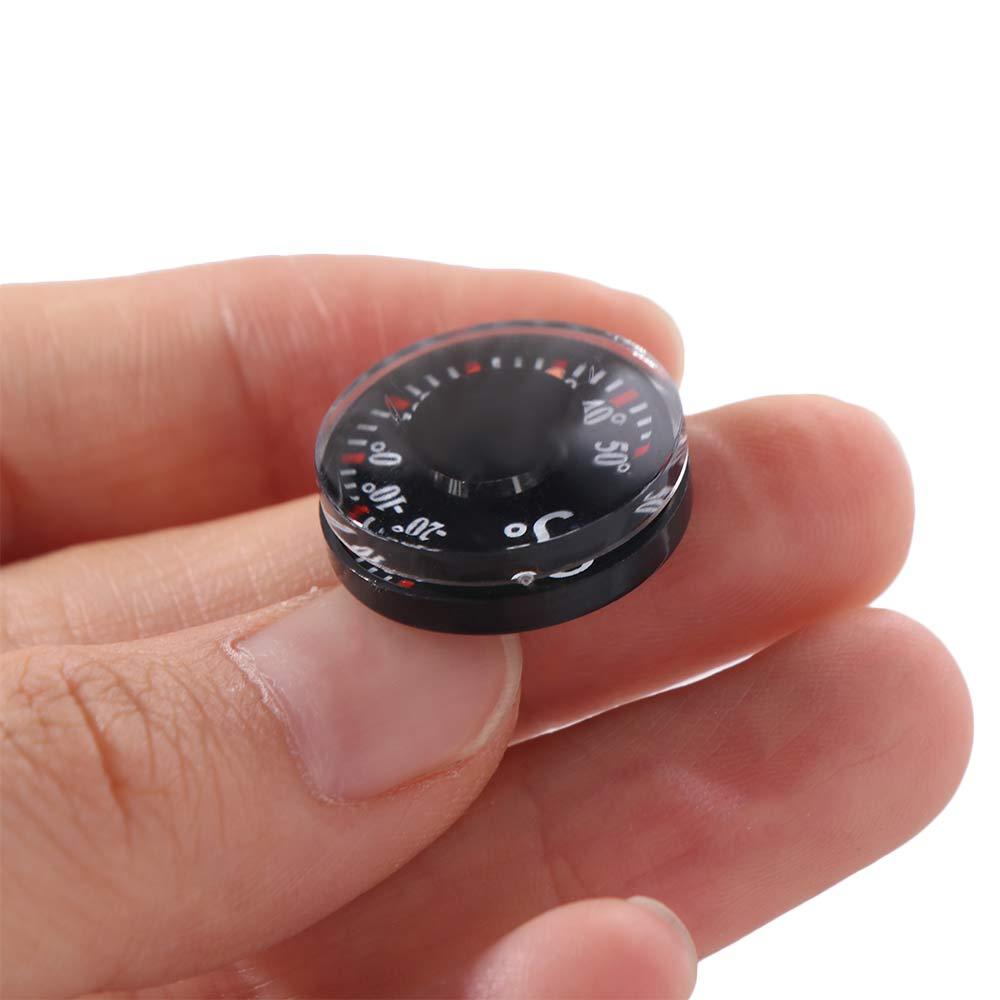 Kunststoff-Zifferblatt-Thermometer Mini Hochpräzisions-Thermometer Tragbares Rundthermometer Küche