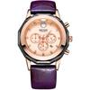 Watch Fashion Multifunctional Waterproof Diamond Enlaid Calendar Large Dial Ladies Gift Watch 2042L