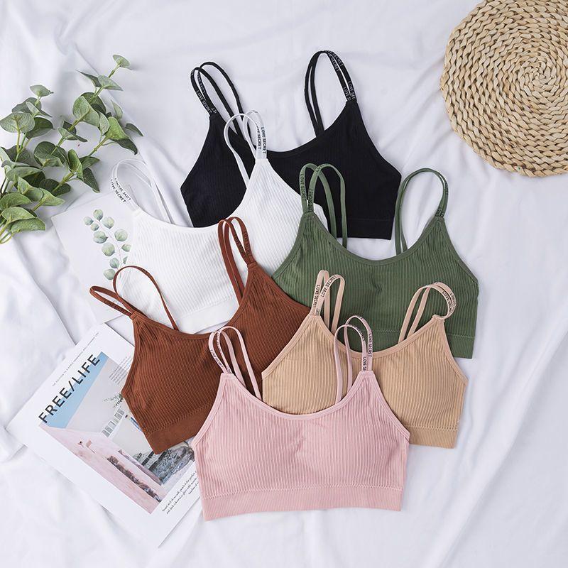 

Бюстгальтеры для девочек, стринги с регулируемой подушечкой и открытой спиной, женские спортивные бюстгальтеры, беспроводные активные топы для женщин, бюстгальтер, нижнее белье