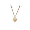 Chanel Coco Heart Metal Rhinestone Necklace Women Necklace AB9387-B09088-NK216