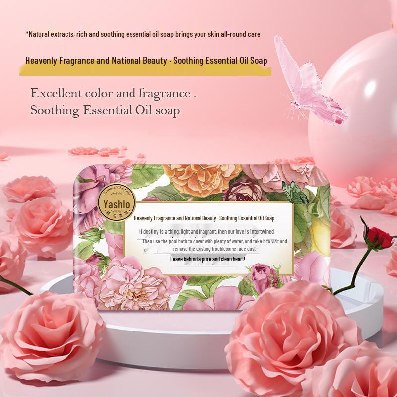 Yaxi Ou Floral Perfume Essential Oil Soap - Moisturizing & Nourishing Wedding Party Favors.
