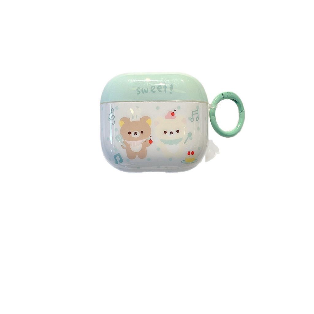 Music Note Cake Easy Bear for AirPods 1 Case Apple 1/1 Generation AirPods Pro 1 Earphone Case Female
