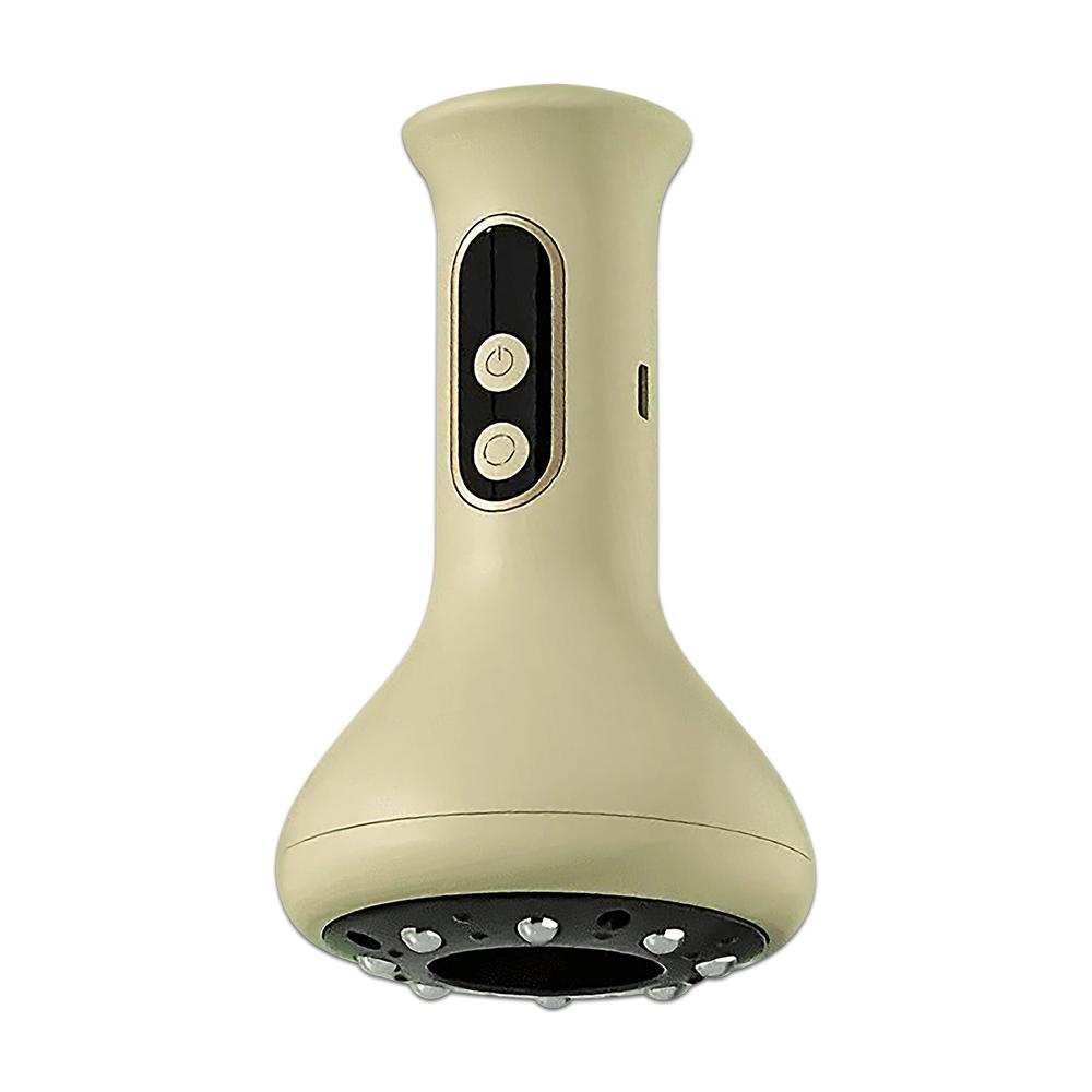 

USB Rechargeable Abdominal Massager for Hot Compress and Adjustable Guasha Cupping Intensity Arm and Leg Massage Handheld