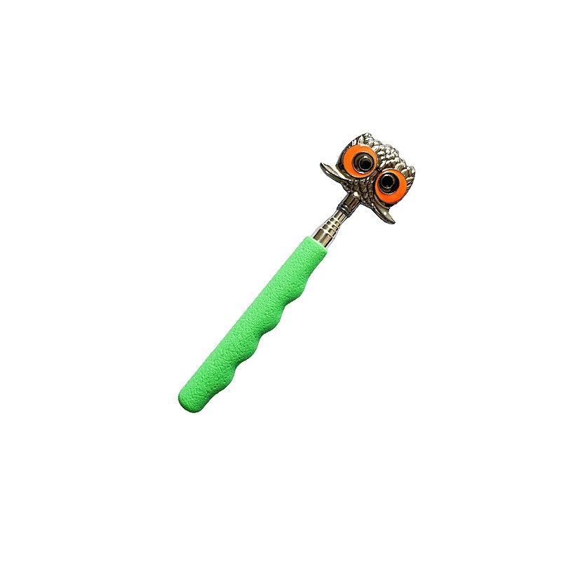 New Fashion Owl Itchy Scratching Stainless Steel Stretch Itchy Scratching Massager Old Man Le Itchy Scratcher Back Care зелёный