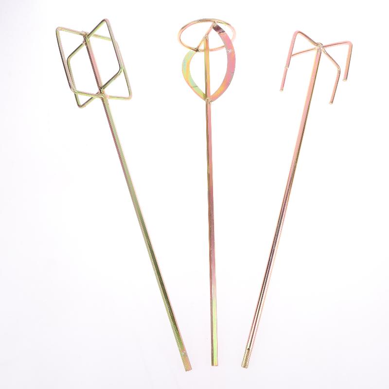 1Pcs Putty Powder Coating Paint Electric Mixer Rod Head  Mixing Rod Mixer Drill Paint Stirring Rod Mortar Mixing Paddle