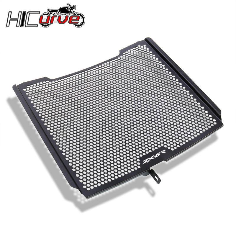 Motorcycle ZX636 ZX6R Radiator Grille Guard Cover fit For ZX636R ZX-636R ZX-6R ZX6R ZX63 2013-2023