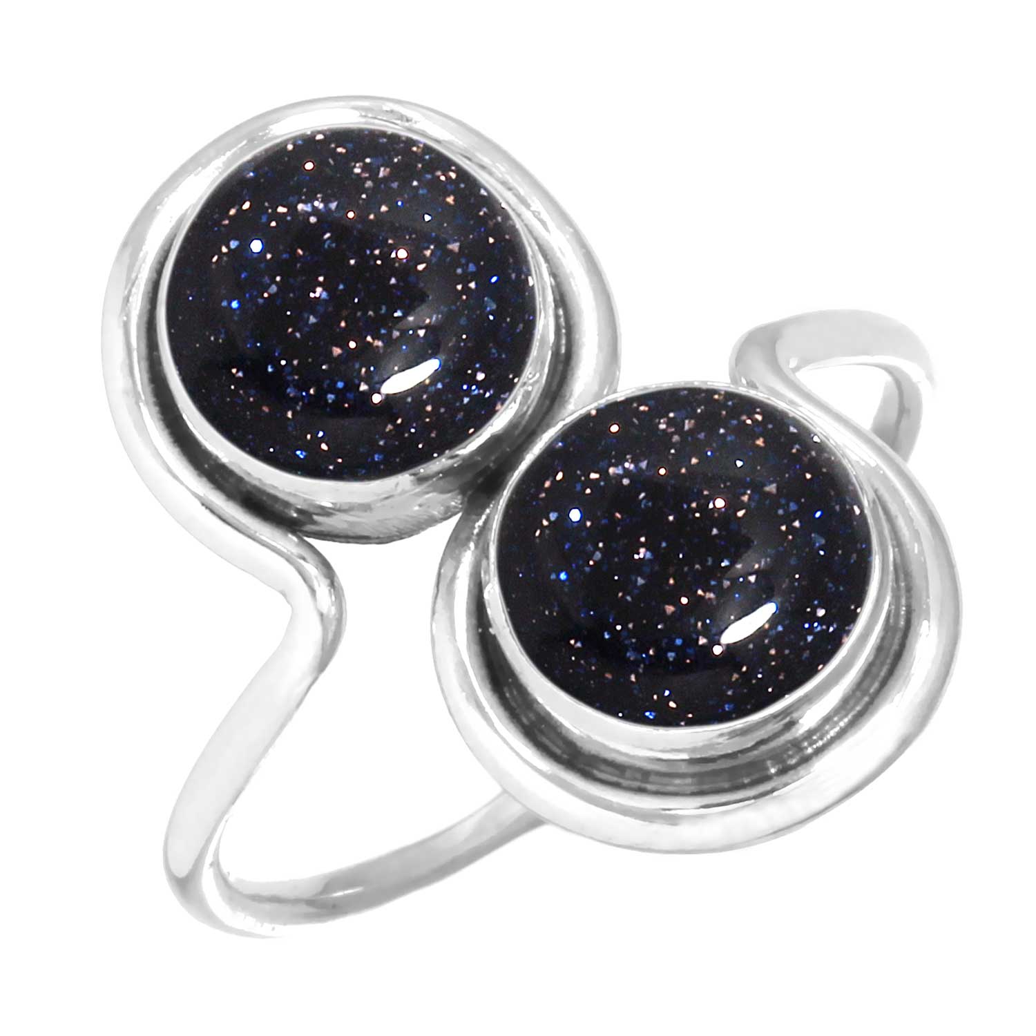 

Кольцо из стерлингового серебра 925 пробы с женским драгоценным камнем, ювелирное изделие ручной работы, новогодний подарок, аквамариновый халцедон, ракушка-ушка, синий солнечный камень, лабрадорит, пренит, бохо 11