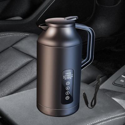 1,5L Vattenkokare Vattenkokare 12V 24V Biltillbehör Elektrisk Te Kaffe Rostfritt
