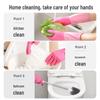 Meiliya Durable Smooth-Lined Dishwashing Gloves