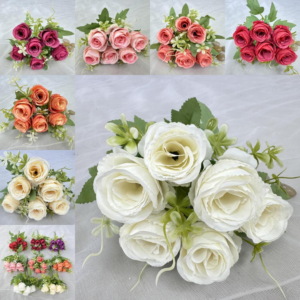 Simulation Flower Rose Bouquet For Event Decoration And Photography Prop