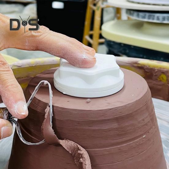 1 Stück/2 Stück Töpfer-Trimmwerkzeuge, Keramik-Ton-Trimmspinner, wiederverwendbares Drehscheibenrad für Töpfer und Tonkünstler