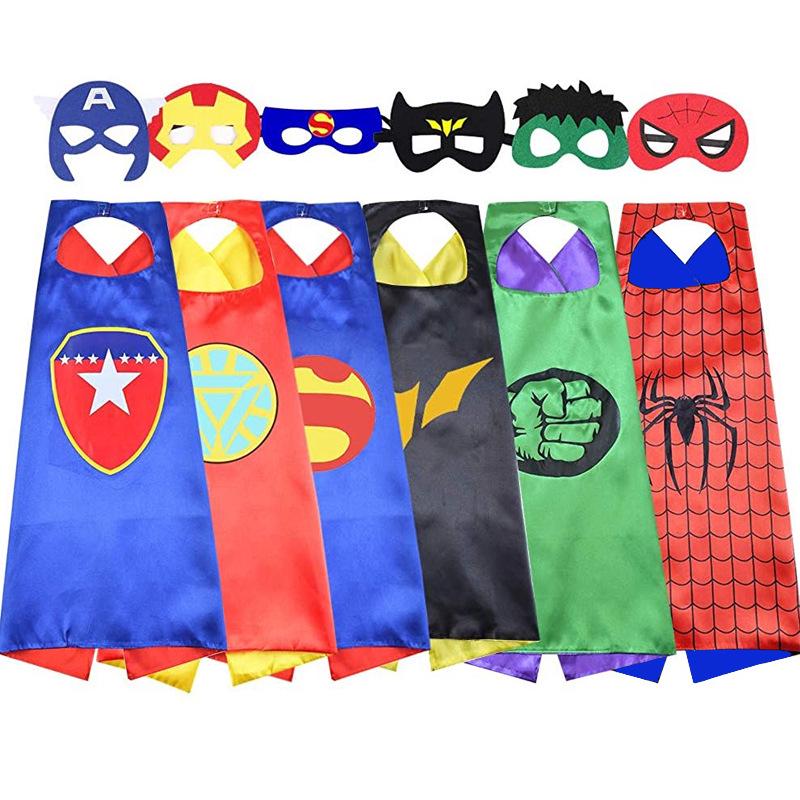 Children & Adults Hero Capes: Captain America, Superman, Iron Man Shawls