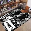 Custom Name Crystal Velvet Rug,Lana Del Rey Comfortable Anti Slip Floor Mat For Room Decoration