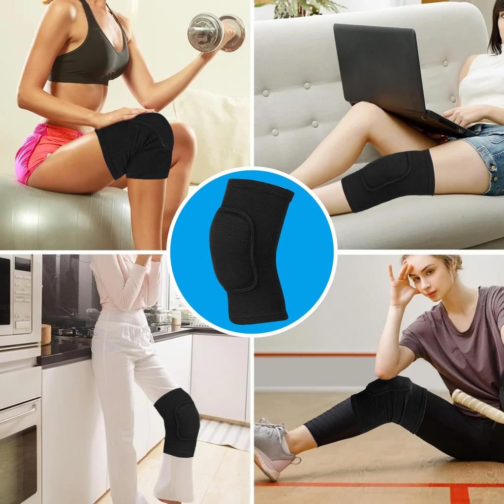 Knee Pads for and Outdoor Breathable Elastic Cotton Knee Pads for Injury Joint and Ligament Set Work, Sports, Activities, Prevention, Protection,