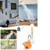 2000Mah Outdoor Shower Waterproof Pump Head Camping Shower Electric Shower  Travel