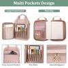 Teamoy B5 Notebook Cover, Shoulder Bag, Diary Cover, Planner Cover with Pen Holder, Storage, Portable, Unisex, Pink