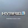 HAX1 3D Metal HYBRID Logo Side Fender Rear Trunk Emblem Badge Car Sticker Decals For Toyota Prius Camry Crown Auris Rav4s TRD